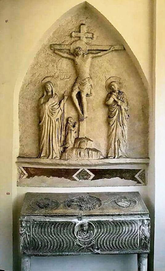 Cattedrale di san Matteo. Navata meridionale - sarcofago di Giacomo Capograsso #laculturanonsiferma